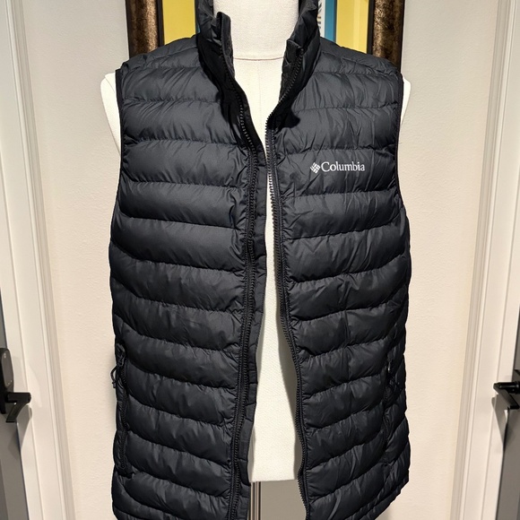 Columbia Other - Columbia Mens Black Omni Heat Puffer Vest Size Medium - Mint Condition